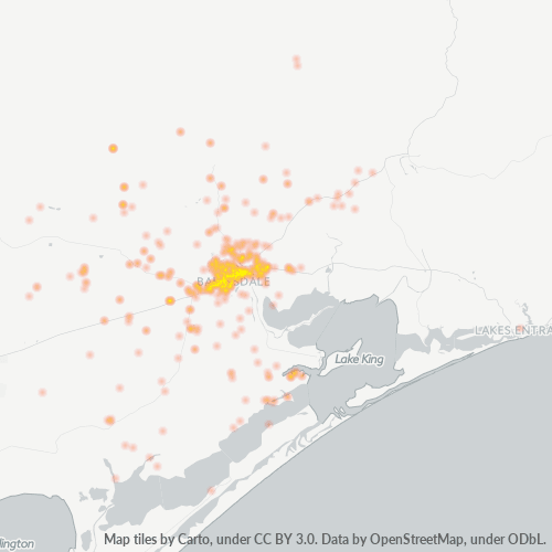 3875 Business Density Heatmap