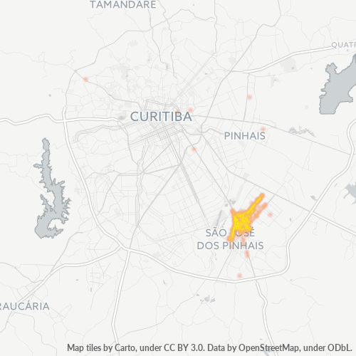 83040-000 Heatmap de Densidade da Empresa