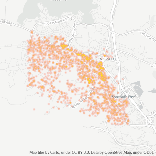 94947 Business Density Heatmap