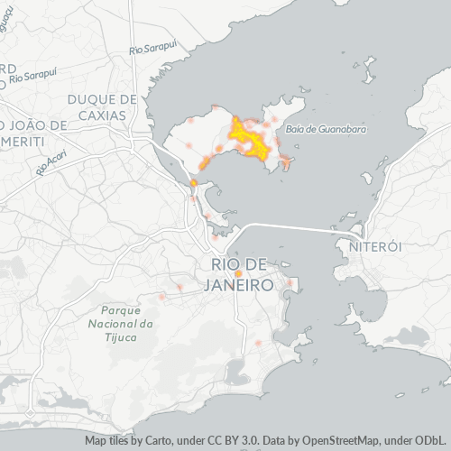 21931-000 Mapa de calor de densidad empresarial