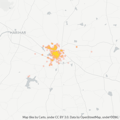 577004 Business Density Heatmap