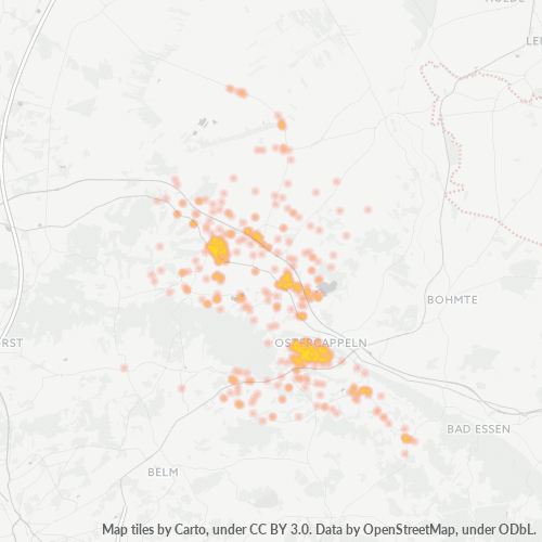 49179 Standortdichte-Heatmap
