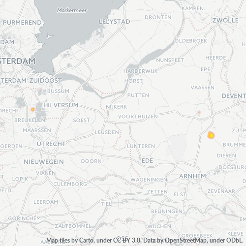 7371 Heatmap Bedrijfsdichtheid