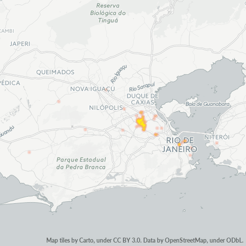 21220-000 Mapa de calor de densidad empresarial