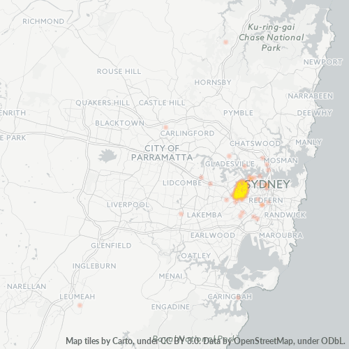 2040 Business Density Heatmap