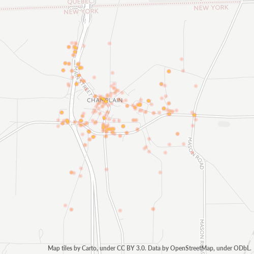 12919 Business Density Heatmap