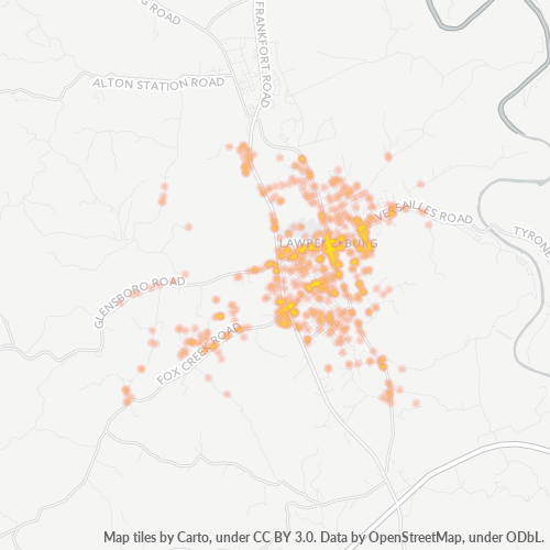 40342 Business Density Heatmap