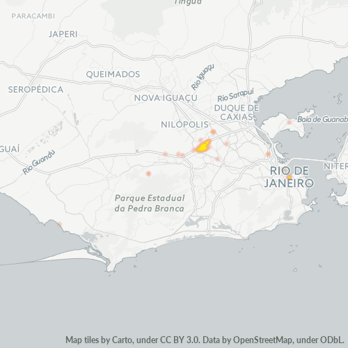 21670-000 Mapa de calor de densidad empresarial