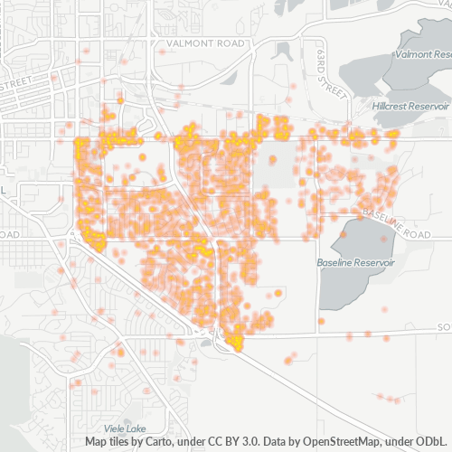 80303 Business Density Heatmap
