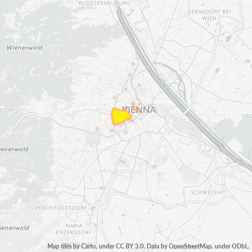 1070 Standortdichte-Heatmap