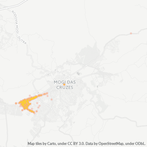 08745-000 Heatmap de Densidade da Empresa