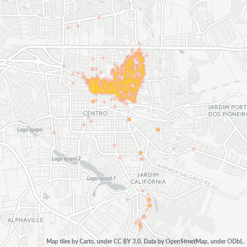 86026-000 Heatmap de Densidade da Empresa
