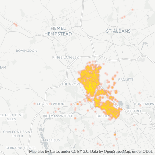 WD2 Business Density Heatmap