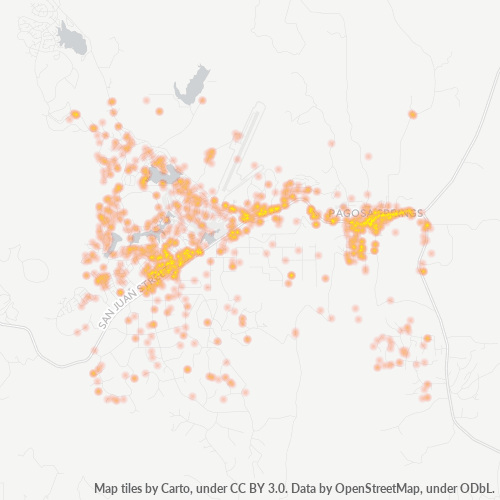 81147 Business Density Heatmap