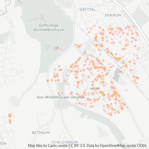 Heatmap für plz 41469