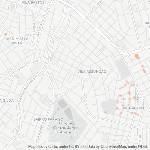09195-000 Heatmap de Densidade da Empresa