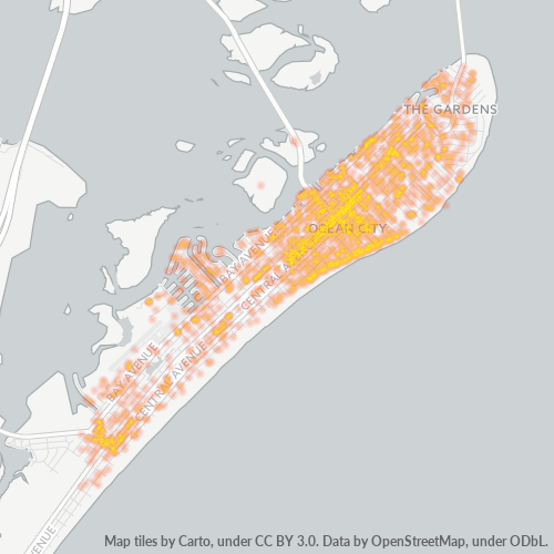 08226 Business Density Heatmap