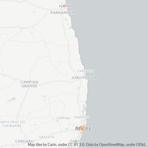 52040-000 Heatmap de Densidade da Empresa