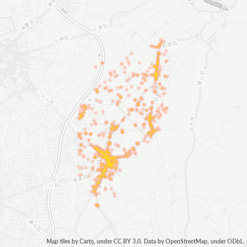 912 商業密度熱圖