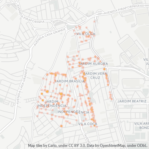 09862-000 Heatmap de Densidade da Empresa