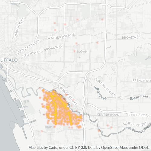 14220 Business Density Heatmap