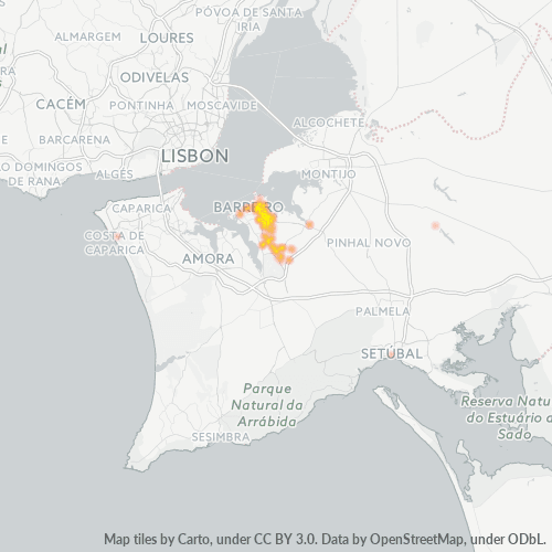 2835 Heatmap de Densidade da Empresa