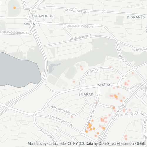 201 Business Density Heatmap