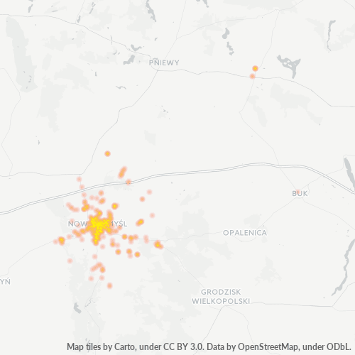 64-300 Mapa intensywności działalności gospodarczej