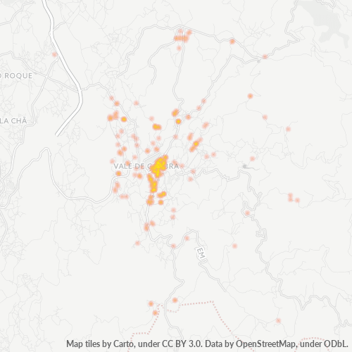 3730 Heatmap de Densidade da Empresa