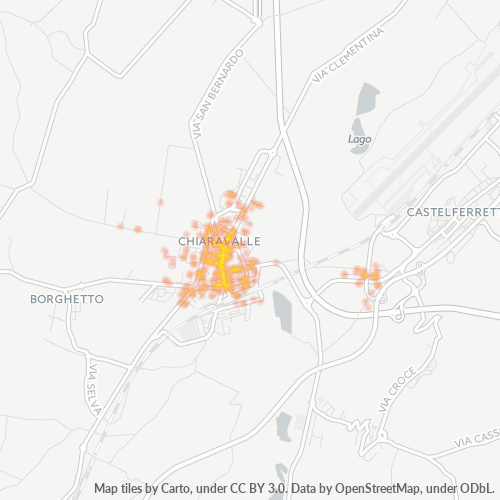 Mappa di calore per cap 60033