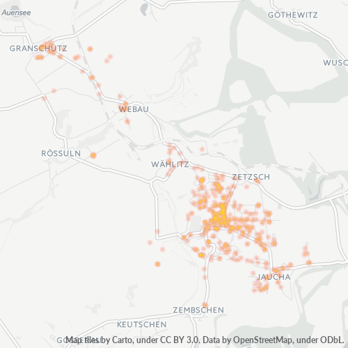Heatmap für plz 06679