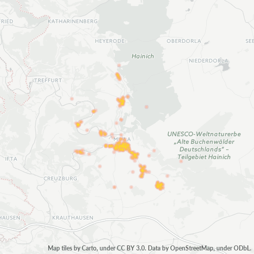 Heatmap für plz 99826