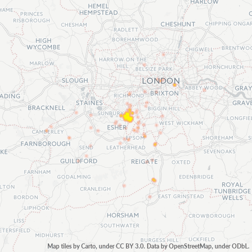 KT6 Business Density Heatmap
