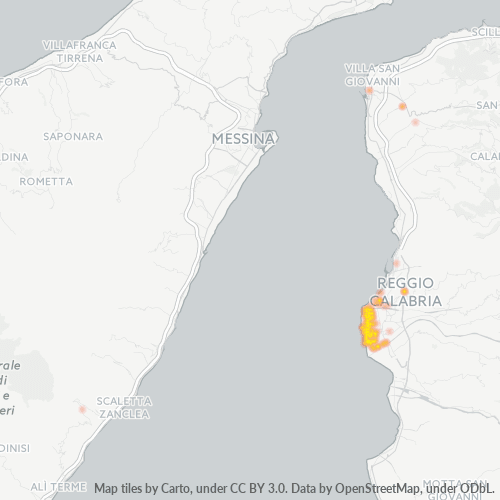 Mappa di calore per cap 89129