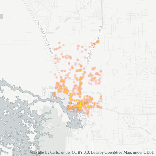 34428 Business Density Heatmap