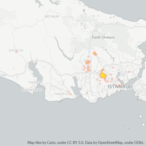 34230 Şirket Yoğunluğu Isı Haritası