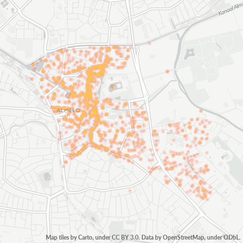 7607 Heatmap Bedrijfsdichtheid