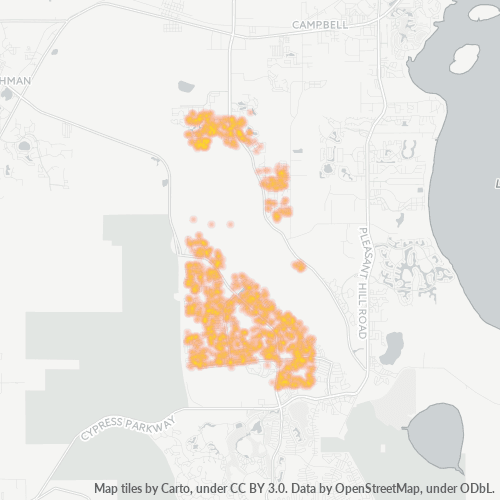 34758 Business Density Heatmap