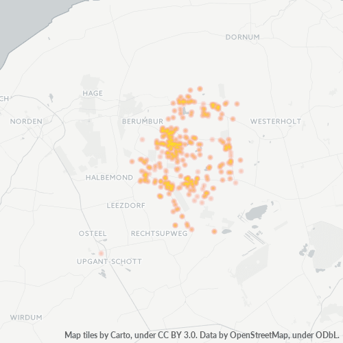 Heatmap für plz 26532