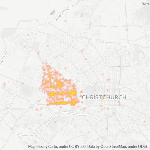 8041 Business Density Heatmap