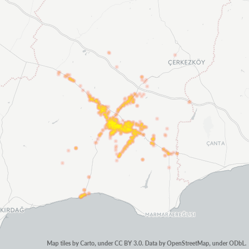 59850 Şirket Yoğunluğu Isı Haritası