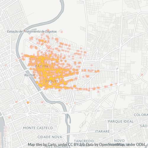 64049-000 Heatmap de Densidade da Empresa
