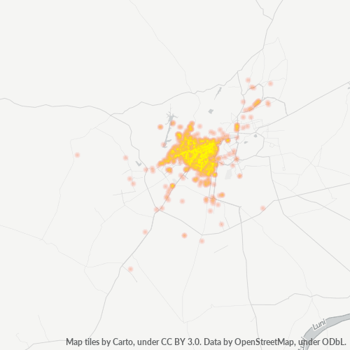 342003 Business Density Heatmap