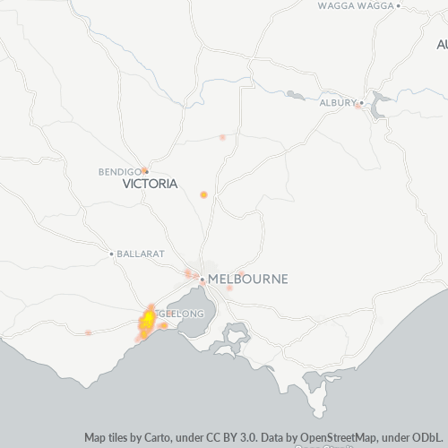 3216 Business Density Heatmap