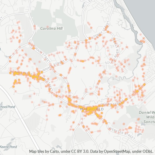 02050 Business Density Heatmap