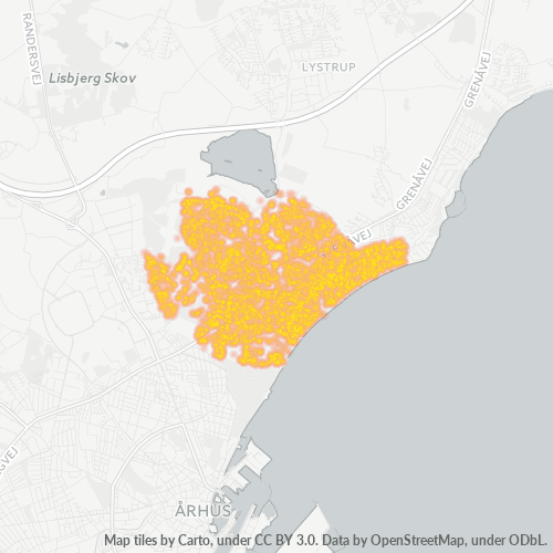 8240 Heatmap over forretningstæthed