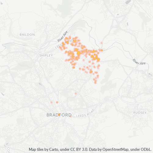 BD10 Business Density Heatmap