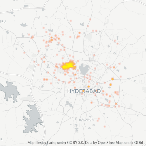 500073 Business Density Heatmap