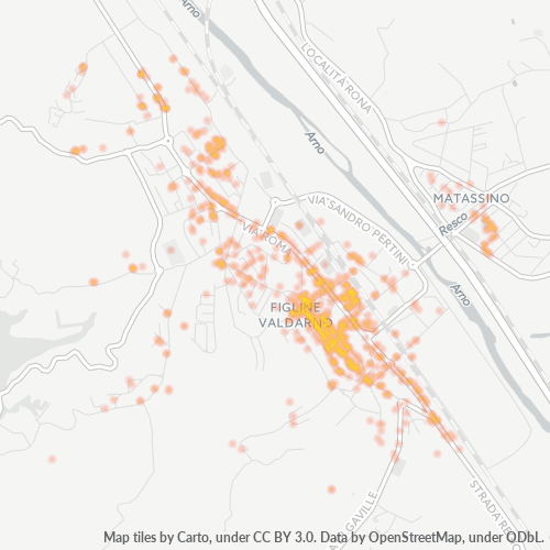 Mappa di calore per cap 50063