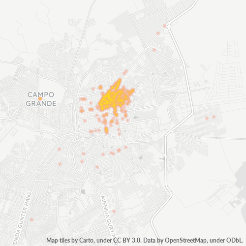 79022-000 Heatmap de Densidade da Empresa